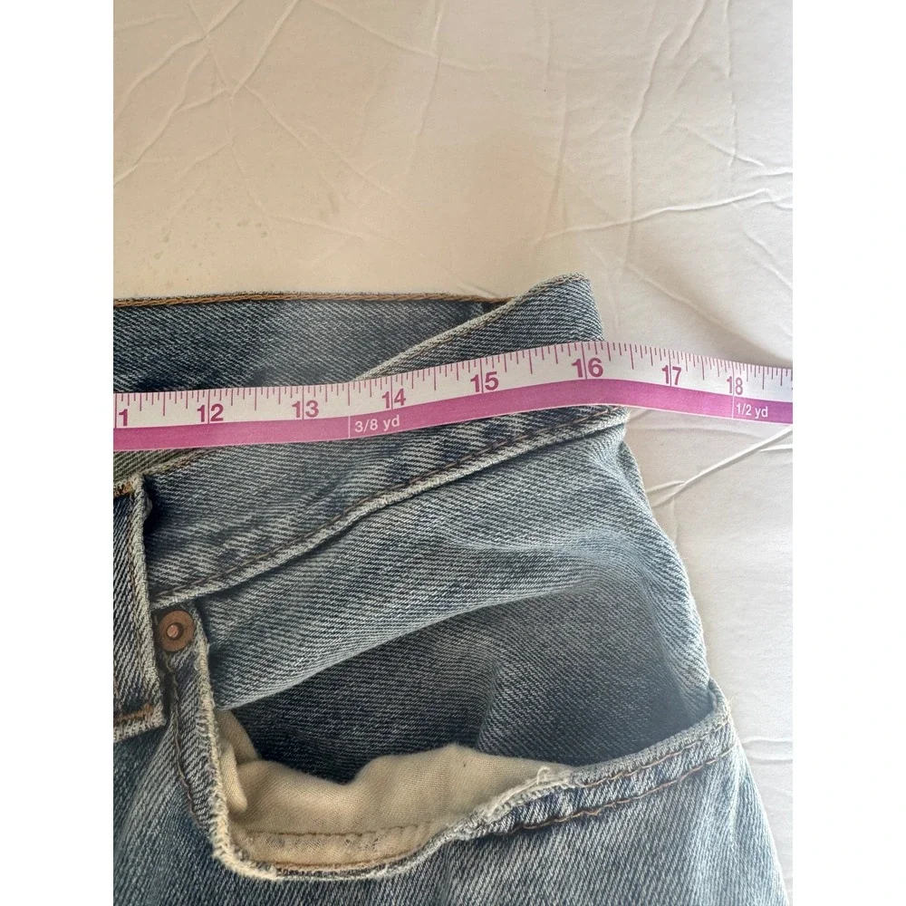 Levi's Jeans Mens 34x28 Blue 516 Straight Leg‎ Medium Wash Denim 100% Cotton